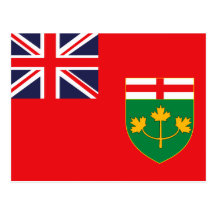 ONTARIO FLAG POST CARDS