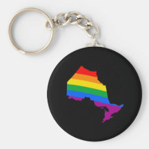 ONTARIO PRIDE KEYCHAIN
