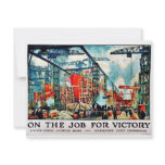Onthe Job For Victory 1 Personalized Announcements
