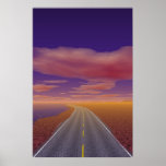 OnTheRoadAgain - Lonesome Trucker Print