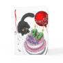 Onyx 80th Birthday Card