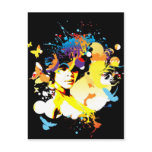 Onyx Doves - Bespattered - Vintage Retro postcards