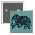 Onyx Elephant Button