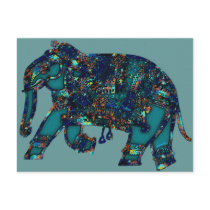 Onyx Elephant Post Card