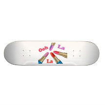 Ooh La La Luscious Lipstick Skate Deck