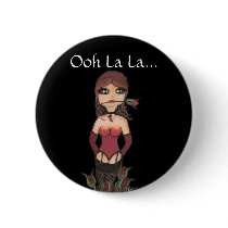 Ooh La La Quantum Cutie Pinback Button