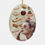 Oohlala temptation Vintage Paris Lady Fashion Christmas Ornament