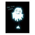 "Oops - I did a Boo" Halloween/Ghost Postcard