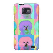 Op Art - Bichon Frise Samsung Galaxy S2 Cases