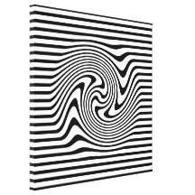 Op Art Canvas Print