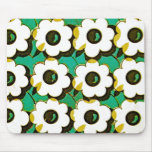 OP ART FLOWERS Mousepad