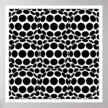 Op Art Spots and Spheres - Black and White Print