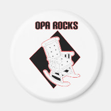 Opa Rocks Refrigerator Magnets