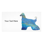 Opal Afghan Hound Photo Card photo cards