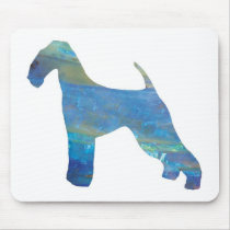 Opal Airedale Terrier Mousepad