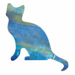 Opal Cat Jewellery Pin photo sculptures