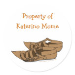 Opanci Balkan Dance Shoes Customisable Stickers