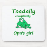 opa's girl mousepads