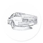 Opel Ascona i400 stickers
