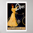 Opel Bicycles Vintage Advertising Poster posters
