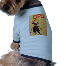 Opel - Vintage Bicycle Poster Art ( 1900 ) Dog T Shirt