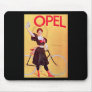 Opel - Vintage Bicycle Poster Art ( 1900 ) Mousepads