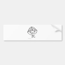 OPEN BRAIN BUMPER STICKER