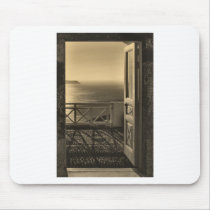 Open door-Retro Mouse Pads