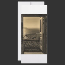 Open door-Retro rack cards