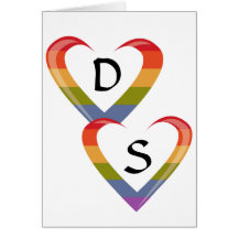 Open Hearts Greeting Card