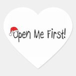 Open Me First Sticker