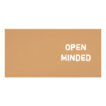 Open Minded. Light Brown. photo cards
