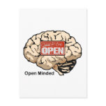 Open Minded postcards