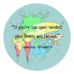 OPEN-MINDED stickers