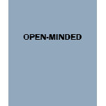 OPEN-MINDED t-shirts