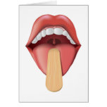 Open Mouth With Tongue Depressor cards