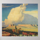 Open Range by Maynard Dixon posters