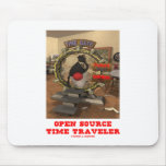 Open Source Time Traveller (Java's Duke) mousepads