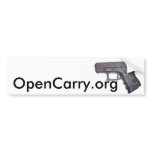 OpenCarry.org bumper stickers