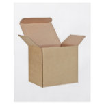 Opened cardboard box flyers