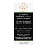 Opening or Closing Night Drama Masks Invitation