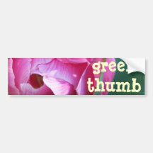 Opening Up, Green-Thumb Bumper Sticker