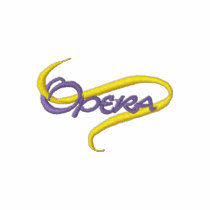 Opera Design Embroidered Polo Shirt