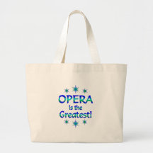 Opera is the Greatest Canvas Bags