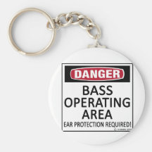 Operating Area Bass Key Chains