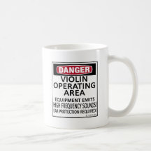 Operating Area Violin Coffee Mug
