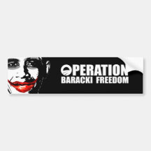 OPERATION BARACKI FREEDOM BUMPER STICKERS