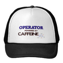 Operator Powered by caffeine Hats