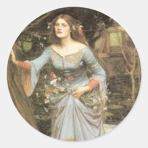 Ophelia (1905) stickers