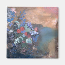 Ophelia among the Flowers, c.1905-8 Fridge Magnets